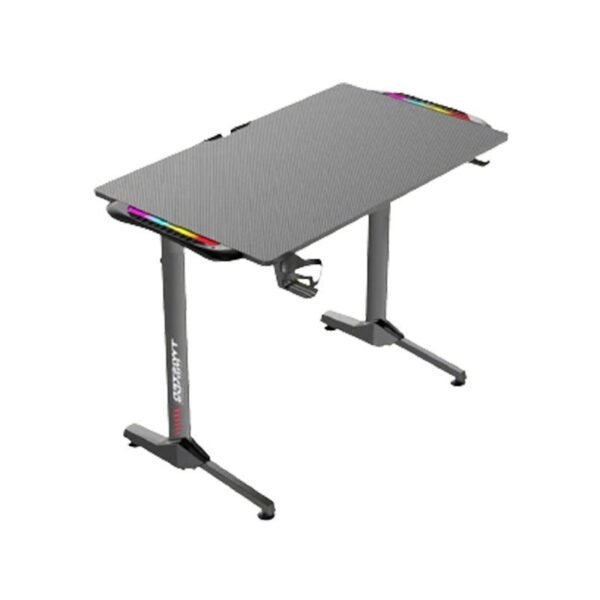 مكتب ألعاب على شكل حرف T من توايستد مايندز بإضاءة RGB (التركيب غير متضمن)