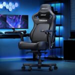 ⁦كرسي الألعاب AndaSeat New Kaiser 4 مع مساند ذراع 6D – جلد PVC فاخر – مقاس كبير (L) – لون اسود⁩ - الصورة ⁦15⁩