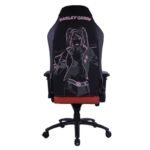 كرسي ألعاب من GAMEON مع مسند ذراع 4D قابل للتعديل وقاعدة معدنية - هارلي كوين ( غير شامل التركيب ) - Image 8