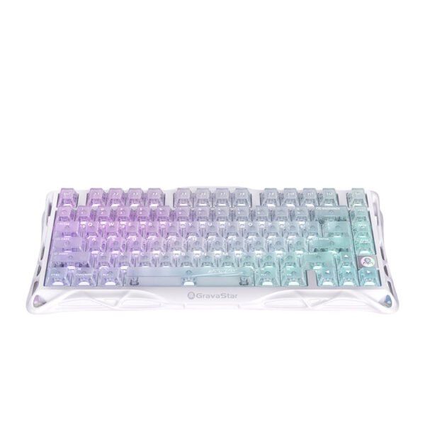 GravaStar Mercury K1 Lite 75% Wireless Mechanical Gaming Keyboard - Crystal Aurora