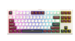 Sades Bate Wolf MK87 87 Key TKL (Tenkeyless) Tri Mode Mechanical Hot Swappable Keyboard With Immersive RGB Lighting - Bordeaux Red