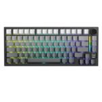 ⁦ATTACK SHARK X820 Ultra Tri-Mode 75% Gasket Mechanical Keyboard - Black Gradient + Shark Switch⁩ - الصورة ⁦2⁩