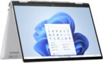 ⁦كمبيوتر محمول  اتش بى انفى x360 14-FA0023 2-IN-1 9S1R4UA#ABA بشاشة تعمل باللمس مقاس 14 بوصة (1920×1200) ،معالج AMD Ryzen™ 7 8840HS بسرعة 3.3 جيجاهرتز،رامات سعة 16 جيجابايت وسعه تخزين  SSD سعة 1 تيرابايت ونظام تشغيل Windows 11 - فضي جلاسير⁩ - الصورة ⁦2⁩