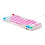 لوحة مفاتيح صغيرة احترافية من GAMERTEK GK60 - حلوى القطن - Image 2