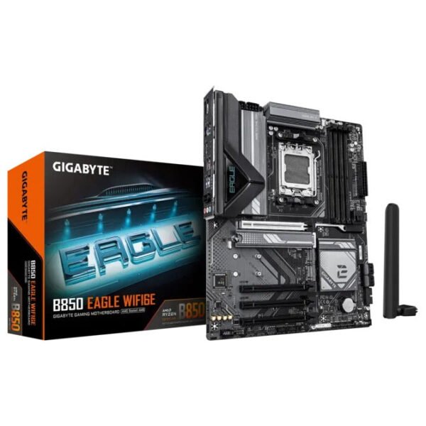 جيجابايت اللوحة الام B850 ايجل WIFI6E بدعم DDR5 - اسود