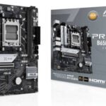 اللوحة الأم ASUS PRIME B650M-K بمقبس AM5 بتصميم Micro-ATX