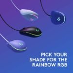 ⁦لوجيتك G203 LIGHTSYNC RGB فأرة ألعاب مضئ - ليلكي⁩ - الصورة ⁦7⁩