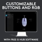 ⁦لوجيتك G203 LIGHTSYNC RGB فأرة ألعاب مضئ - ليلكي⁩ - الصورة ⁦9⁩