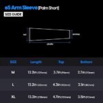 ⁦Pulsar eS Arm Sleeve Palm Short - Black⁩ - الصورة ⁦4⁩