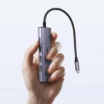 يوجرين 5 في 1 هاب USB-C مع HDMI 4K و3 منافذ USB-A وتوصيل طاقة 100 واط – لأجهزة MacBook وiPad وSurface وXPS وThinkPad - Image 3
