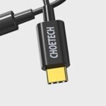 ⁦محول Choetech USB-C إلى مقبس الصوت 3.5 ملم AUX003-BK⁩ - الصورة ⁦10⁩