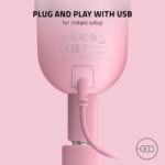 ⁦ميكروفون Razer Seiren Mini فائق الصغر – وردي⁩ - الصورة ⁦6⁩