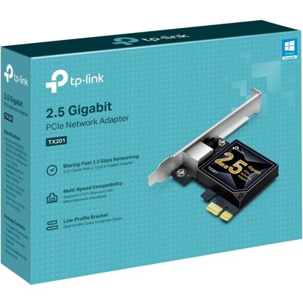 TP-Link TX201 2.5 Gigabit PCIe Network 2.5G Adapter