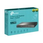 TP-Link SG105PPM2 New 5-Port 2.5G Desktop Switch with 4-Port PoE++