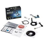 ASUS AC55BT AC1200 WiFi Bluetooth PCIe Wireless Adapter Card - Image 5