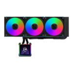 Lian Li HydroShift II LCD-S 360 AIO CL Cooler (Black) 360mm radiator, 3.4” Display - Image 2