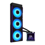 Lian Li HydroShift II LCD-S 360 AIO CL Cooler (Black) 360mm radiator, 3.4” Display - Image 4