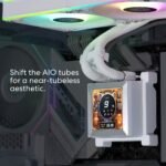 ⁦Lian Li HydroShift LCD 360R AIO Cooler (White)⁩ - الصورة ⁦4⁩