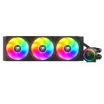 ⁦Cougar Poseidon Elite ARGB 360 High Performance AIO Liquid Cooler, Black⁩ - الصورة ⁦2⁩