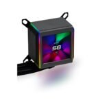 ⁦Lian Li Galahad GA II LCD SL-INF 360mm All-in-One CPU Liquid Cooler – Black⁩ - الصورة ⁦3⁩