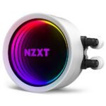 ⁦NZXT Kraken X63 RGB 280mm Liquid Cooler with RGB – White⁩ - الصورة ⁦3⁩