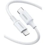 ⁦UGREEN 60479 USB-C to Lightning PD Fast Charging Cable, 2m White⁩ - الصورة ⁦4⁩