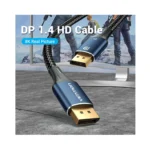 Vention HCE DisplayPort 1.4, 8K 60Hz, 4K 144Hz, DP to DP Male/Male Cable, 3m (Gold Plated) - Image 4