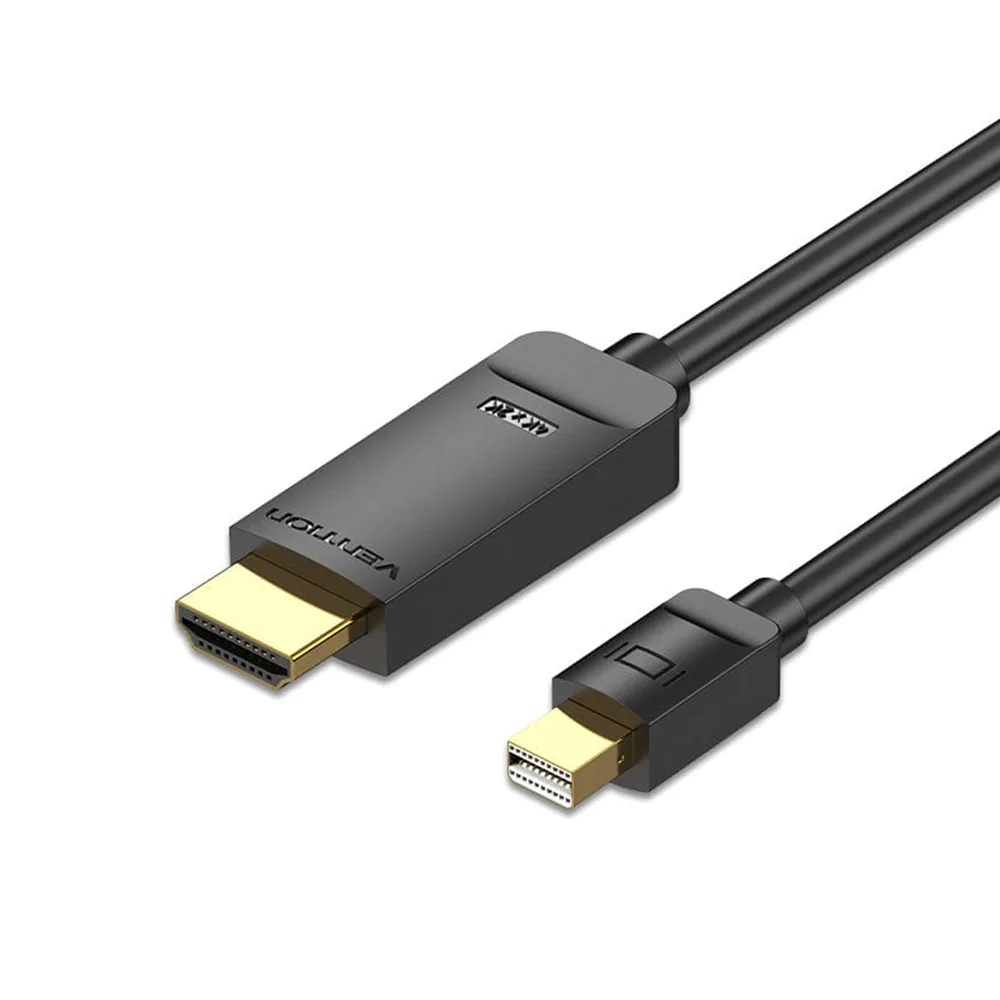 woo-sync-1790348584460-d8dc70 Vention Mini DisplayPort to HDMI Cable 4K HAHBG mini DP to HDMI – 1.5M - Image 1