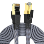 ⁦Twisted Minds CAT8 Flat Braided RJ45 FTP 40Gbps Ethernet Network Cable – 3m⁩ - الصورة ⁦2⁩