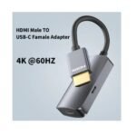 ⁦HDMI Male to USB-C Female Adapter Converter⁩ - الصورة ⁦2⁩