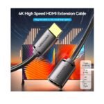 ⁦Vention HDMI Extension Cable Male/Female 4K – AHCBI – 3M⁩ - الصورة ⁦2⁩