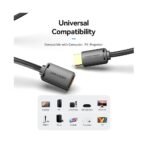 ⁦Vention HDMI Extension Cable Male/Female 4K – AHCBG – 1.5M⁩ - الصورة ⁦5⁩