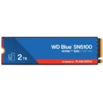 WD 2TB SN5100 Blue M.2 NVMe SSD PCIe Gen4, 7100MB/s