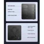 Orico 9548 4-Bay USB 3.0 HDD Enclosure, DAS Solution - Image 3