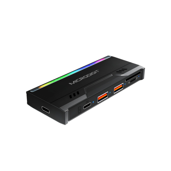 Microdigit MT303ME 2in1 M.2 NVMe SSD Enclosure Case with Card Reader