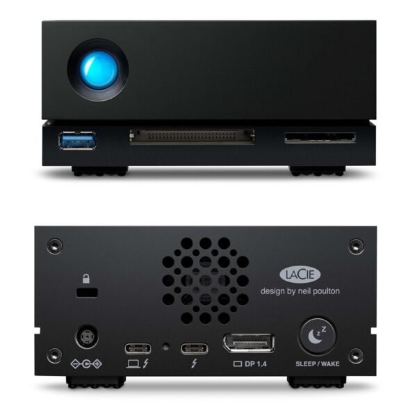 LaCie 18TB 1big Dock External Hard Drive Hub Thunderbolt 3 Ports and More