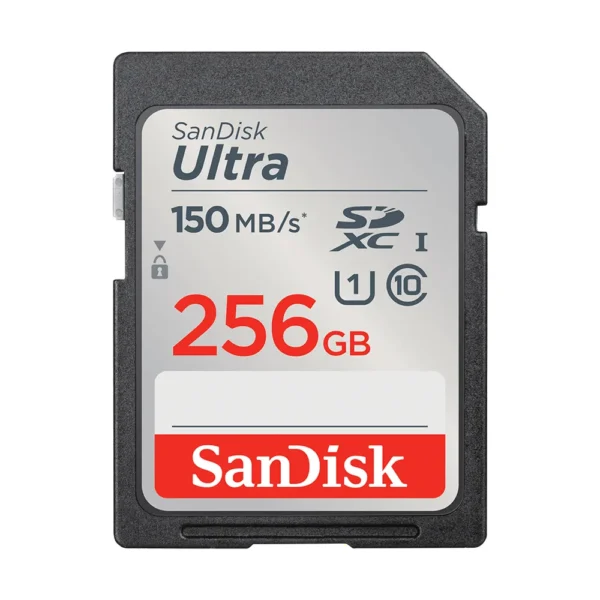 SanDisk 256GB Ultra SD Memory Card Full HD – 150MB/s