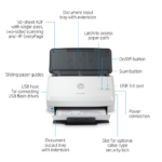 HP ScanJet Pro 3000 s4 Sheet-feed Scanner, 40ppm, Duplex Two Sided, ADF Auto Document Feeder - Image 3