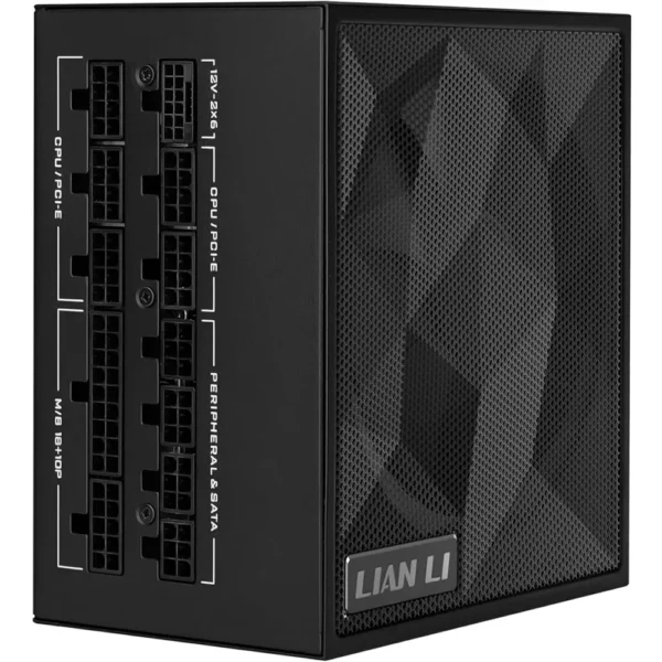 LIAN LI SX0850P Platinum Compact PSU SX ATX 80 PLUS ATX 3.1 PCIE 5.1 Gaming Power Supply – Black