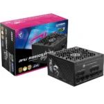 MSI 1250W PSU MPG A1250GS PCIE5 ATX 3.1 PCIe 5.1 Power Supply