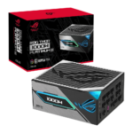 ASUS ROG Thor 1000W Platinum III PSU ATX 3.1 PCIe 5.1 Gaming Power Supply, Magnetic OLED Display