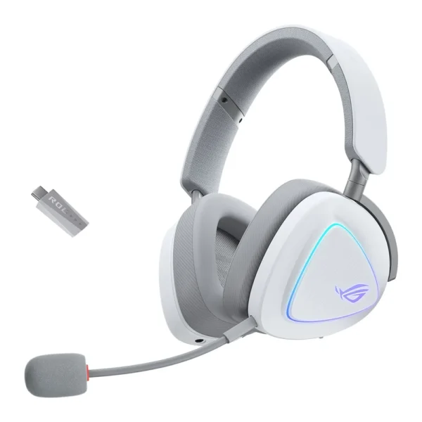 ASUS A701 ROG Delta II Tri-mode Wireless Gaming Headset, White