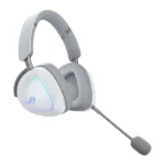 ⁦ASUS A701 ROG Delta II Tri-mode Wireless Gaming Headset, White⁩ - الصورة ⁦4⁩