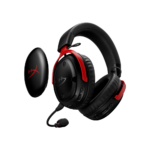 HyperX Cloud III S Wireless Gaming Headset, 53mm, Spatial Audio – Red/Black - Image 3