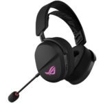 ASUS A501 ROG Pelta Tri-mode RGB Wireless SpeedNova Gaming Headset, Black – 50mm Driver, 309g – Fabric Ear Cushions - Image 3