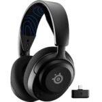 SteelSeries 61673 Arctis Nova 5P Wireless Gaming Headset – Black, PC, PS5, PS4