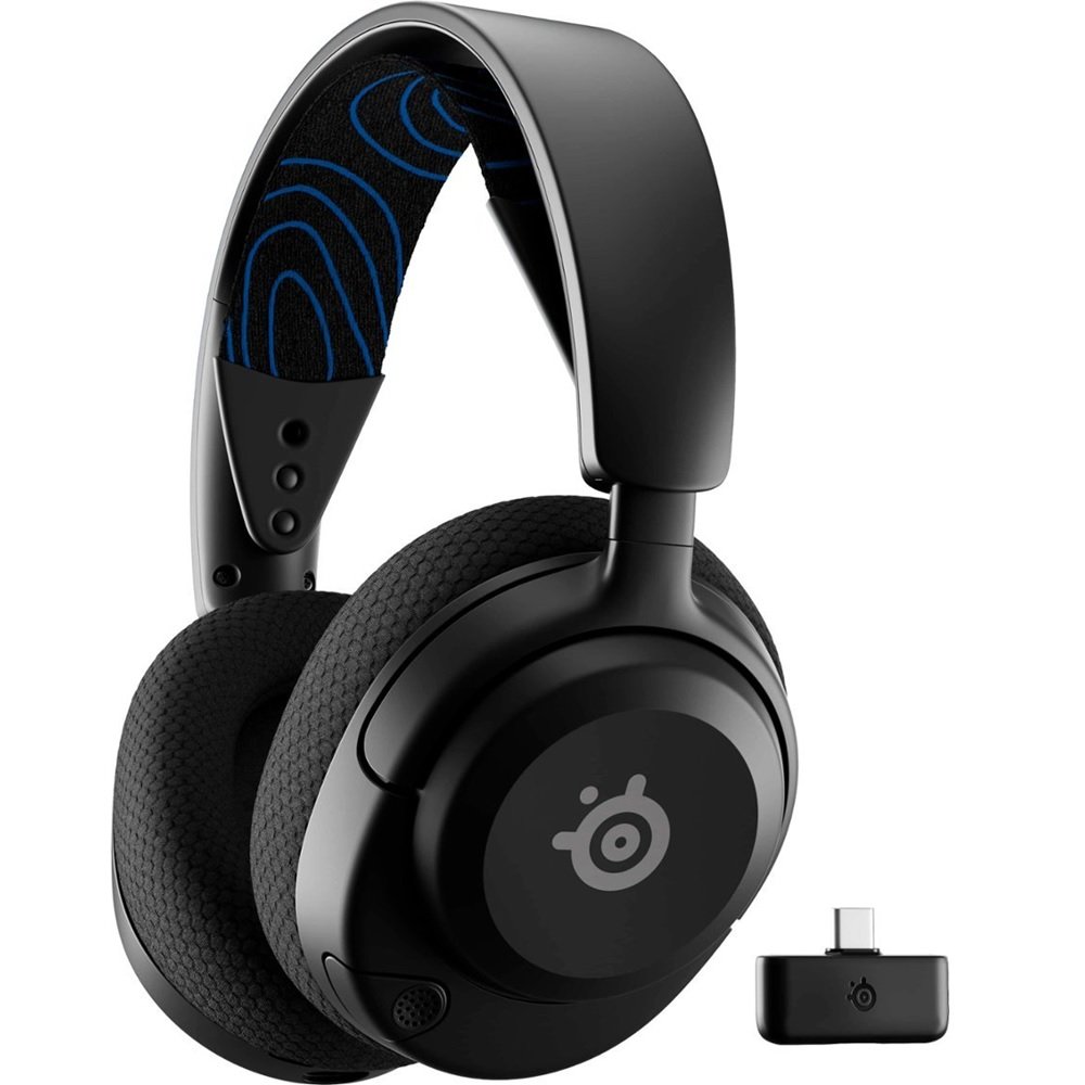 woo-sync-1790351173109-c5195b SteelSeries 61673 Arctis Nova 5P Wireless Gaming Headset – Black, PC, PS5, PS4 - الصورة 1