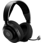 ⁦SteelSeries 61670 Arctis Nova 5 Wireless Gaming Headset – Black, PC, PS5, PS4⁩ - الصورة ⁦2⁩