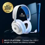 ⁦SteelSeries 61561 Arctis Nova 7P Wireless Gaming Headset – White, PC, PS5, PS4, Mobile⁩ - الصورة ⁦6⁩