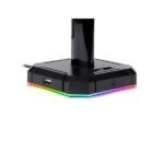 ⁦Redragon HA300 Scepter Pro Headset Stand RGB USB Hub⁩ - الصورة ⁦2⁩